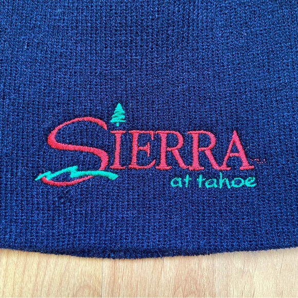 Vintage Men’s Sierra at Tahoe Logo Beanie - Picture 3 of 5